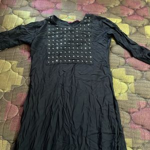 Trends Black Kurti