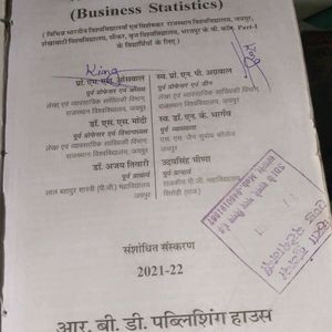 Business Statistics Book