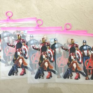 Set of 4 New Avengers Silicon Pouch for Kids