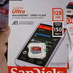 New 128 Gb Memory Card Sandisk