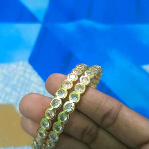 Gold covering bangles