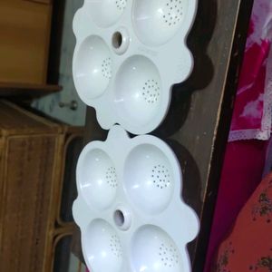 4 microwave Safe Idly Mould