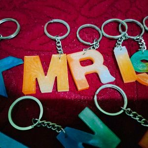 Lmited Discount Resin Keychain Alphabet