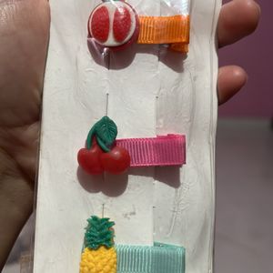 Cute Fruit Shaped Size Hair Clips