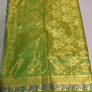 Green Colour Women Kanjeevaram Pattu Saree