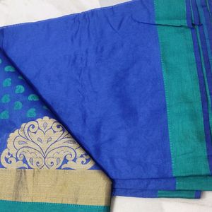 Blue Saree