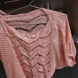 wool style crop top