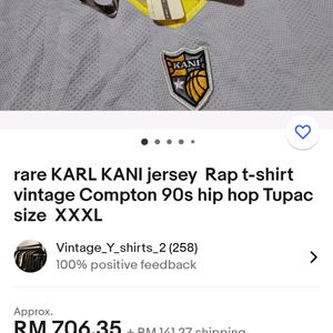 Karl Kani rare Vintage Basketball Jersey