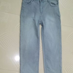 Straight Fit Grey Women Jeans