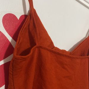 Zara Orange Camisole Top
