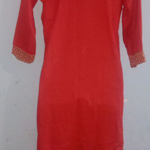 Red Sequin Kurta💖