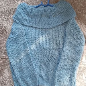 Blue Woollen Sweater