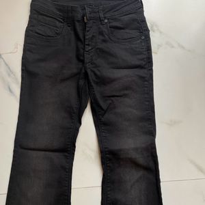 Flared Black Jeans