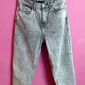 Tokyo Talkies Grey Mom Jeans