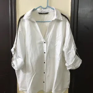 Zara Oversized Shirt Fits M-xL