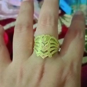 New Beautiful 22c Real Gold Ring