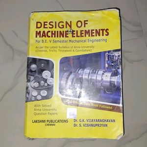 Design Of Machine Elements Engineering Book