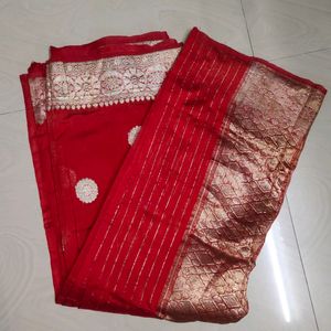 Red Colour Saree ❤️