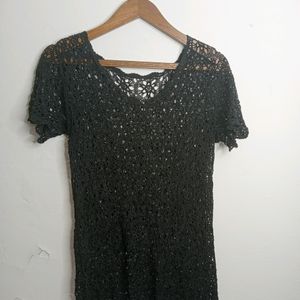 Black Casual Top (Girl' s)