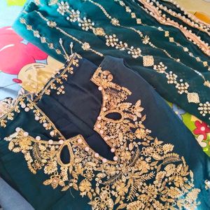 Designer Dress With Havey Work Dupatta