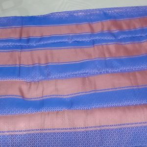 New Launch Banarasi Copper Silk Saree.. 💙