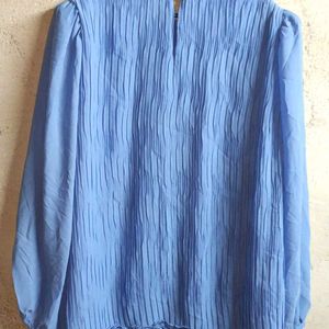 Oversized Fashion Top Blouson Blue 💙