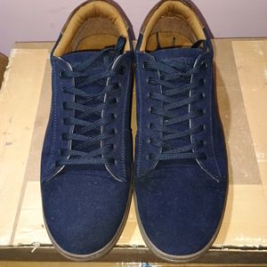 Wrogn Navy Blue Men Shoes