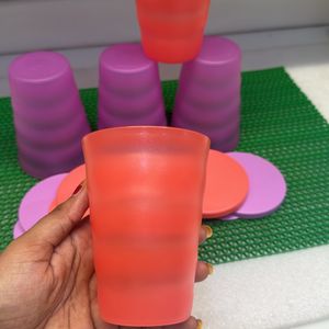 Tupperware Impressions Tumblers