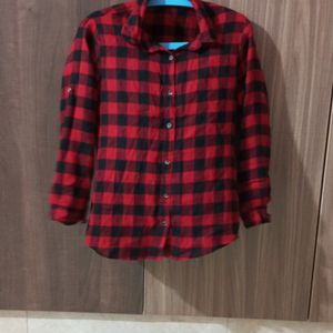 Red 🔴Smart Look Women's Check Shirt