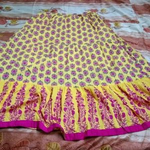 Colorful Flared Skirt