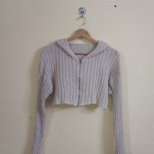 HOODED CROP SHIRTS