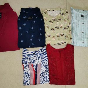 Pack Of 6 Kurties