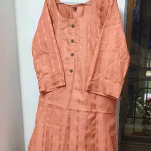 Kurta For Daily Use (Peach Color)