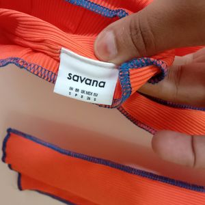 Urbanic By Savana Orange Bodycon Dress