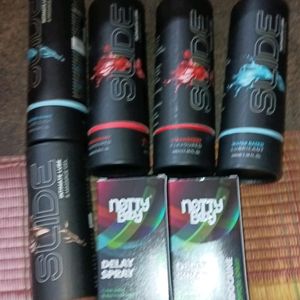 Combo Of 6 Nottyboy Spray And Lubricant For Men