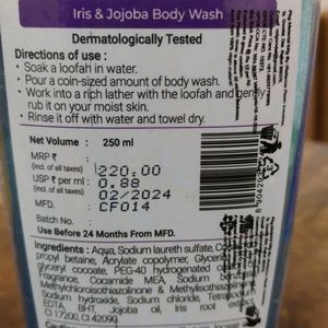 New Body Wash Jojoba & Iris