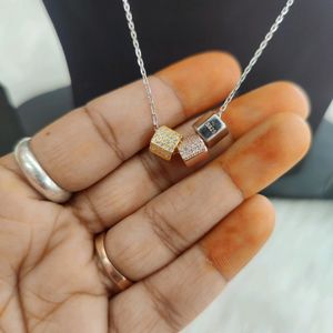 92.5 Sterling Silver Light Weight Necklace