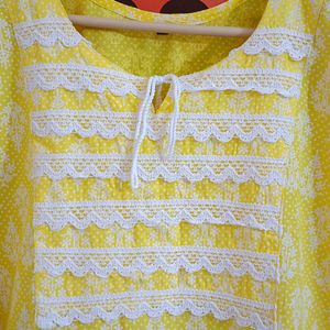 Yellow Embroidered Suit Set