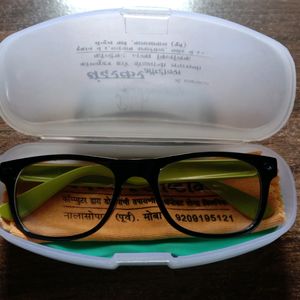 ZERO power smart looking green colour Glasses