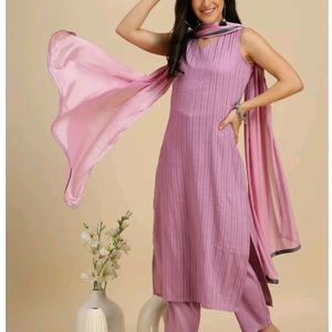 MOKOSH🍑 Women Silk Blend Kurta Pant Dupatta Set