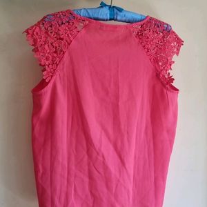 PRICE DROP!!! ONLY pink Sleeveless net Top