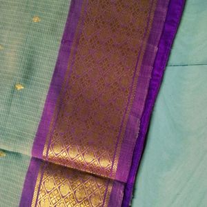 Cotton Silk Pure Gadwal Saree