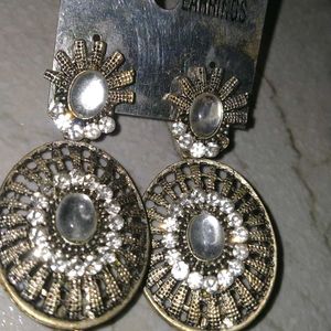 A Oxidised Earring