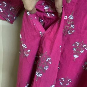 Rose Colour Kurta