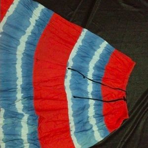 Multi Colour Anarkali Skirt