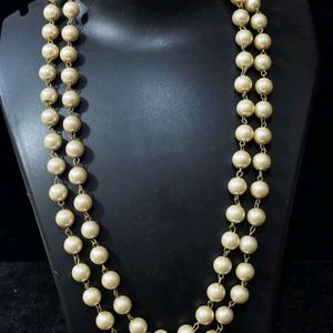 VICTORIAN PEARLS TWO LAYER NECKLACE