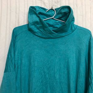 Columbia Blue High Neck T shirt