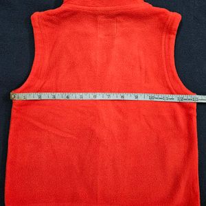 Red Flecced Half Jacket 2-3 Years