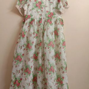 Floral Print Anarkali