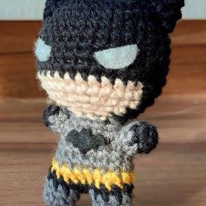 Crochet Batman Keychain